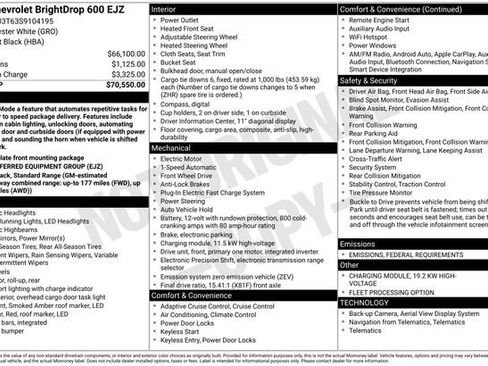 New 2025 Chevrolet Brightdrop 600 image 4