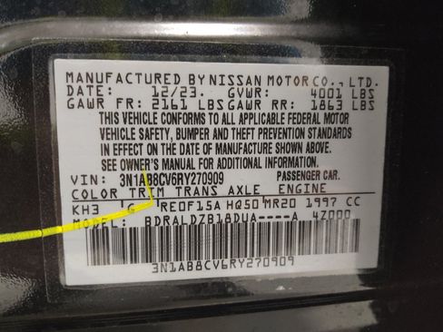 Used 2024 Nissan Sentra SV FWD image 33