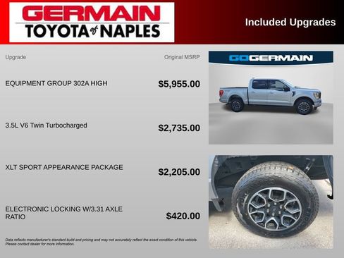 Used 2022 Ford F150 XLT w/ Equipment Group 302A High image 4