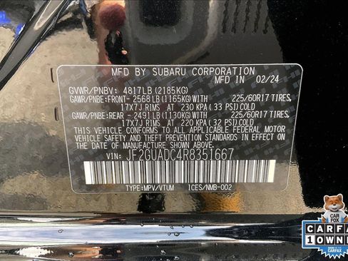 Certified 2024 Subaru Crosstrek 2.0i Premium AWD/4WD image 32