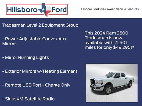 Used 2024 RAM 2500 Tradesman w/ Chrome Appearance Group AWD/4WD image 13