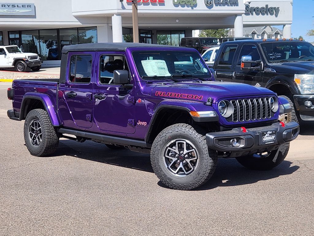 New 2026 Jeep Gladiator Rubicon w/ Steel Power Dome Hood Package AWD/4WD image 1