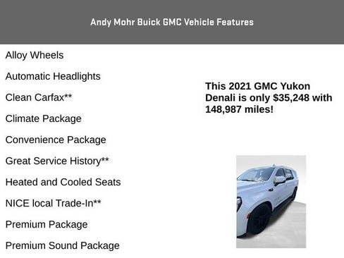 Used 2021 GMC Yukon Denali w/ Denali Ultimate Package AWD/4WD image 8