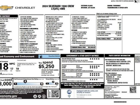 Used 2024 Chevrolet Silverado 1500 LT AWD/4WD image 6