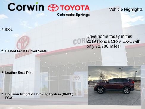 Used 2019 Honda CR-V EX-L image 6