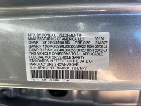 New 2026 Honda Pilot Black Edition image 18