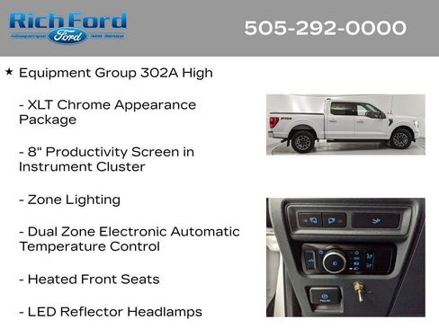 Certified 2023 Ford F150 XLT w/ Equipment Group 302A High AWD/4WD image 22
