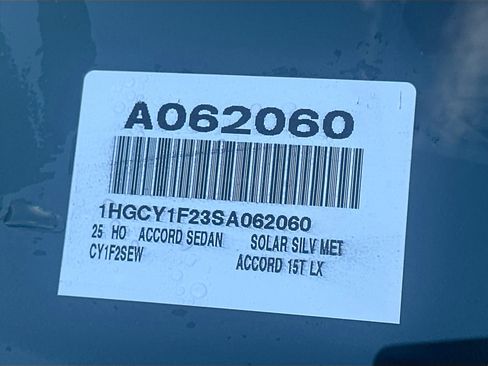 New 2025 Honda Accord LX image 25