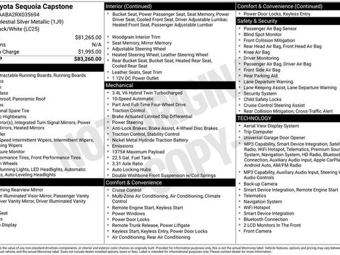 Used 2024 Toyota Sequoia Capstone AWD/4WD image 11