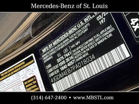 Certified 2023 Mercedes-Benz EQS 580 4MATIC SUV image 25