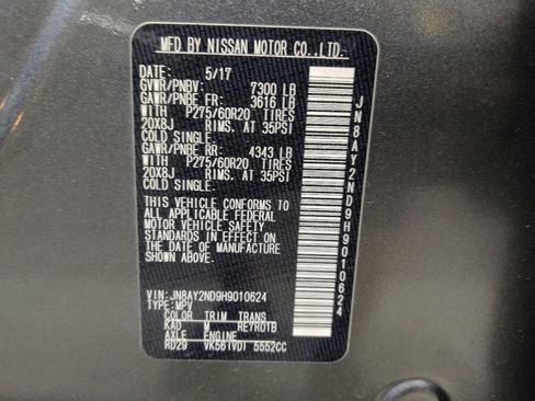 Used 2017 Nissan Armada SL image 33