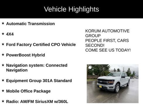 Certified 2024 Ford F150 XLT w/ Mobile Office Package image 4