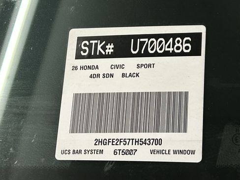 Used 2026 Honda Civic Sport image 5