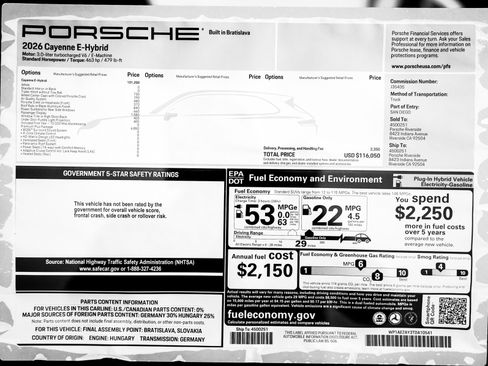 New 2026 Porsche Cayenne E-Hybrid image 29