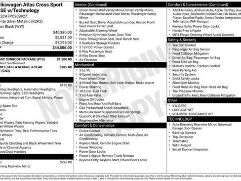 Used 2023 Volkswagen Atlas Cross Sport SE w/ Panoramic Sunroof Package image 4