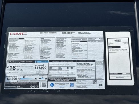 New 2026 GMC Yukon Denali w/ Sun & Power Step Package AWD/4WD image 35