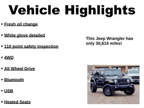 Used 2023 Jeep Wrangler Unlimited Rubicon 392 AWD/4WD image 50