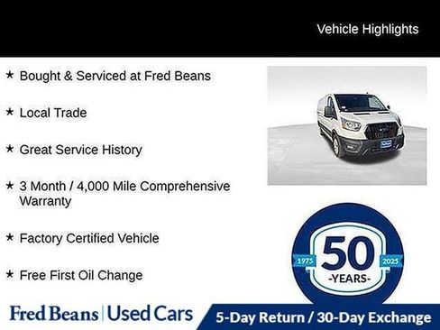 Certified 2021 Ford Transit 150 Low Roof w/ Exterior Upgrade Package image 12