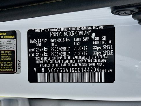 Used 2012 Hyundai Santa Fe GLS image 30