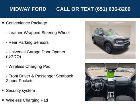 Certified 2023 Ford Bronco Sport Big Bend w/ Convenience Package image 12