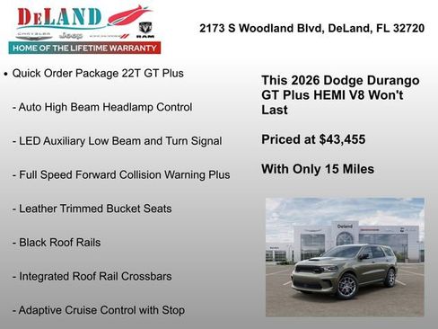 New 2026 Dodge Durango GT image 19