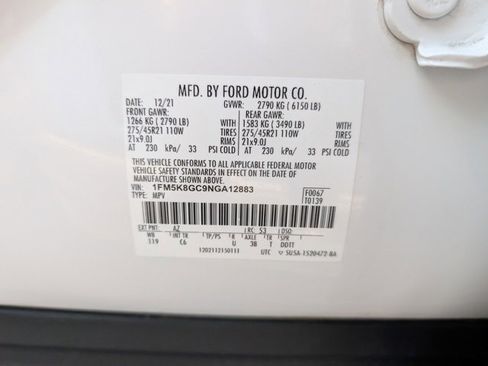 Used 2022 Ford Explorer ST w/ Equipment Group 401A image 44