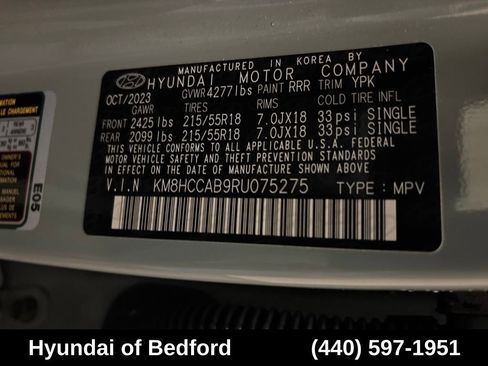 Used 2024 Hyundai Kona SEL w/ Convenience Package AWD/4WD image 13