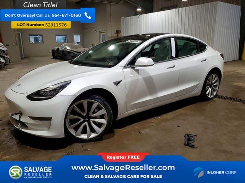 Used 2019 Tesla Model 3 AWD/4WD image 1