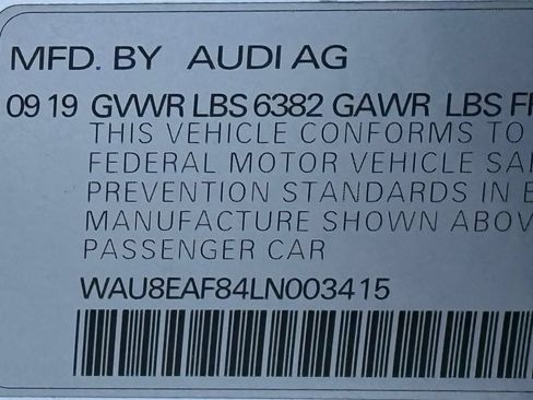 Used 2020 Audi A8 L 4.0T w/ Executive Package AWD/4WD image 52