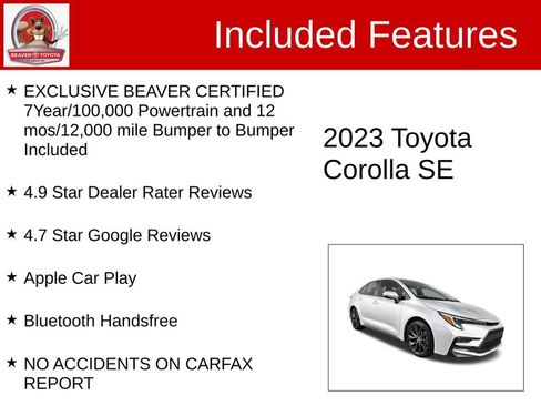 Used 2023 Toyota Corolla SE FWD image 4