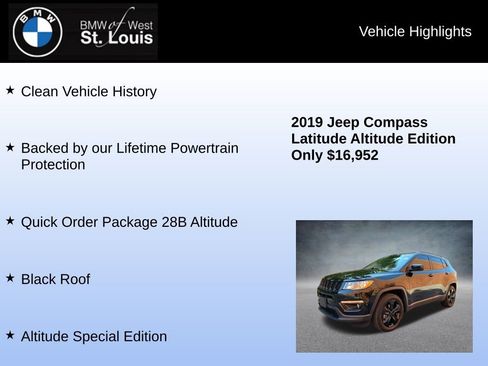 Used 2019 Jeep Compass Latitude FWD image 8