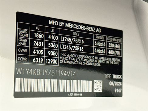 New 2025 Mercedes-Benz Sprinter 2500 image 26