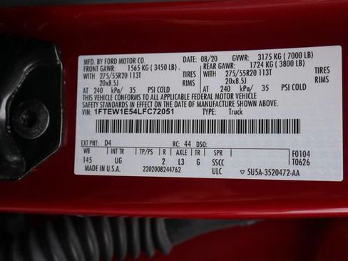Used 2020 Ford F150 XLT w/ Equipment Group 302A Luxury AWD/4WD image 30