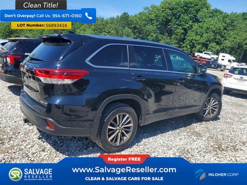 Used 2019 Toyota Highlander XLE AWD/4WD image 4
