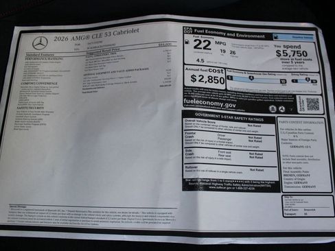 New 2026 Mercedes-Benz CLE 53 AMG 4MATIC Cabriolet image 38