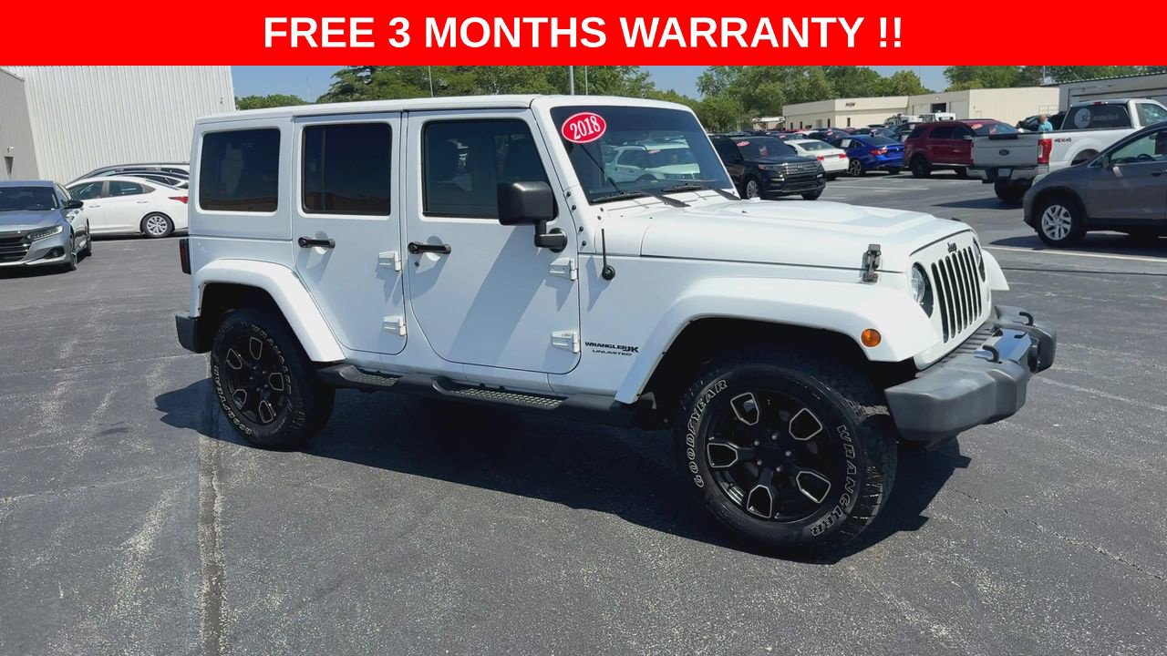 Used 2018 Jeep Wrangler Unlimited Sahara AWD/4WD image 3