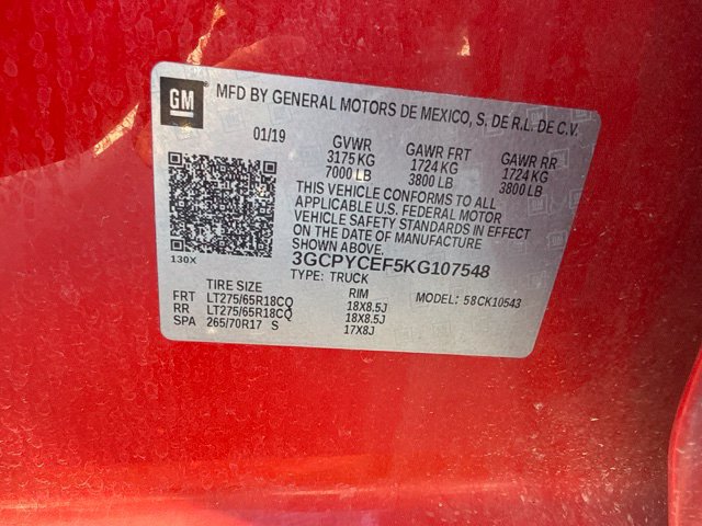 Used 2019 Chevrolet Silverado 1500 Custom Trail Boss w/ Custom Convenience Package AWD/4WD image 13