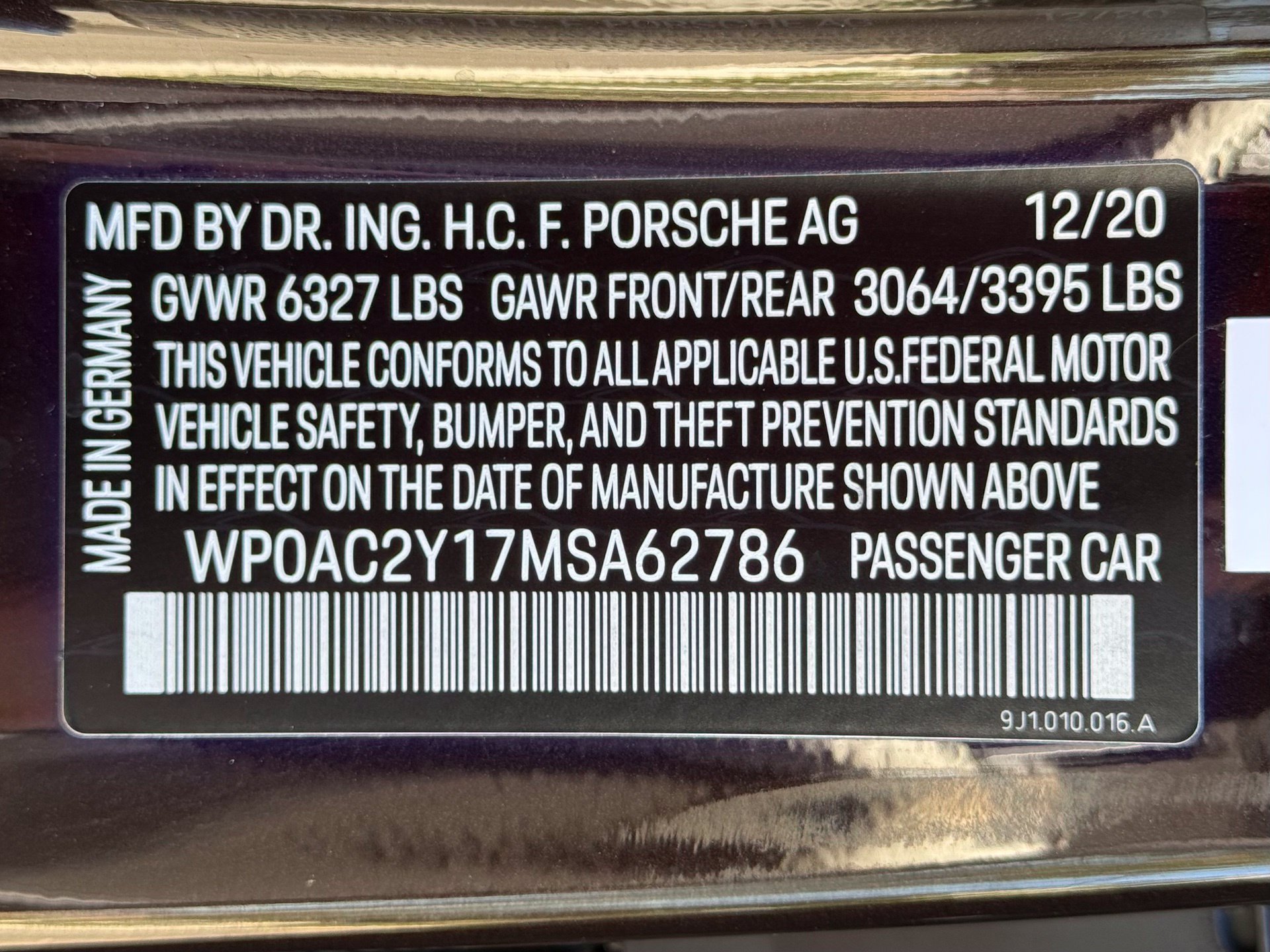 Certified 2021 Porsche Taycan Turbo S AWD/4WD image 39