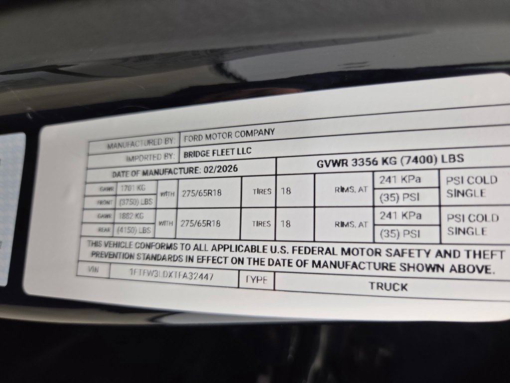 Used 2026 Ford F150 XLT w/ Equipment Group 302A MID AWD/4WD image 62