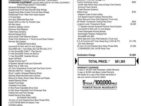 Used 2019 RAM 3500 Limited AWD/4WD image 20