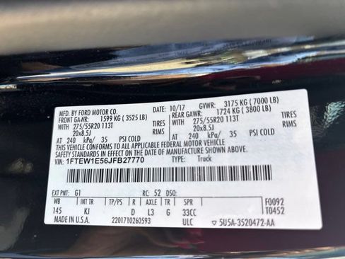 Used 2018 Ford F150 King Ranch w/ Equipment Group 601A Luxury AWD/4WD image 70