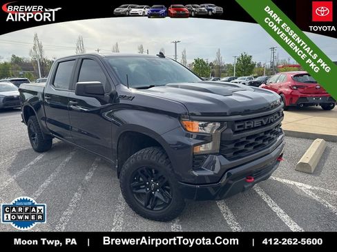 Used 2023 Chevrolet Silverado 1500 Custom Trail Boss w/ LPO, Dark Essentials Package AWD/4WD image 1