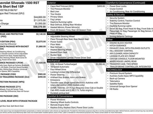 Used 2020 Chevrolet Silverado 1500 RST AWD/4WD image 8