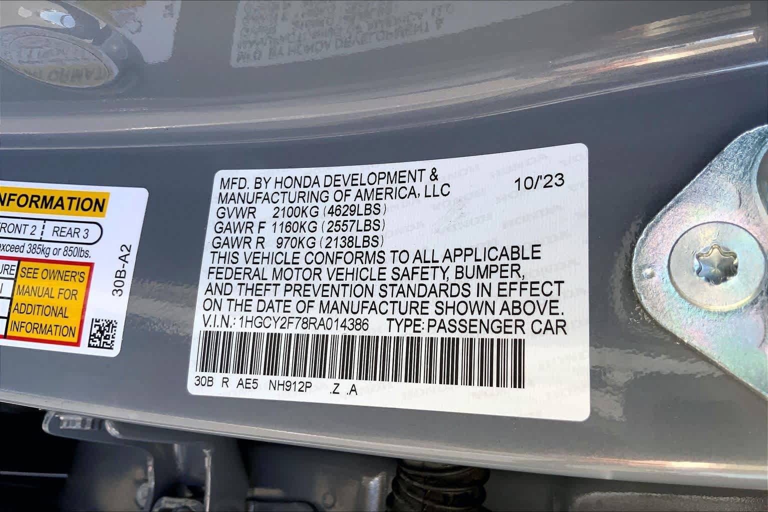 Used 2024 Honda Accord Sport image 35