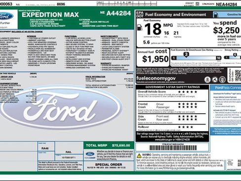 Used 2022 Ford Expedition Max Limited AWD/4WD image 3