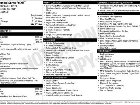 Certified 2025 Hyundai Santa Fe XRT AWD/4WD image 29