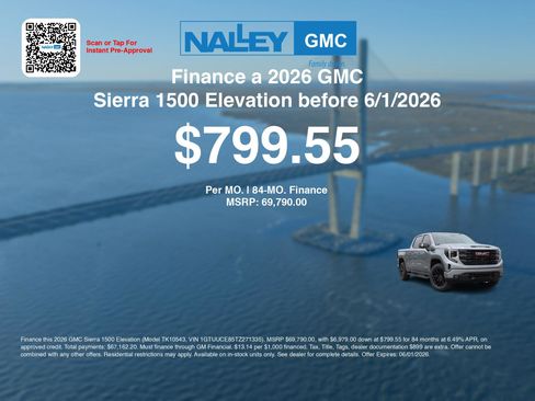 New 2026 GMC Sierra 1500 Elevation w/ Elevation Premium Package AWD/4WD image 7