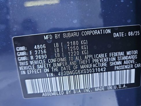 New 2025 Subaru Legacy Sport image 29