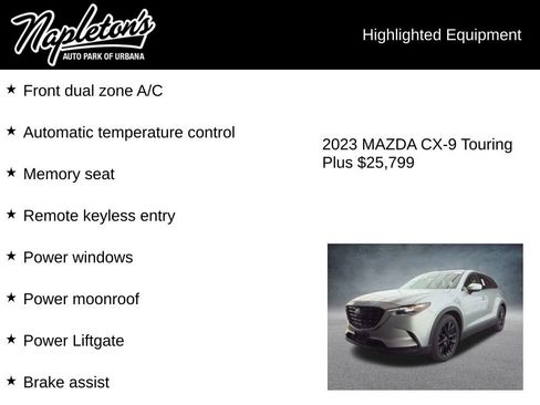 Used 2023 MAZDA CX-9 Touring Plus image 3