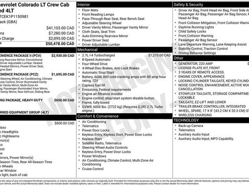 Used 2023 Chevrolet Colorado LT w/ LT Convenience Package II AWD/4WD image 9